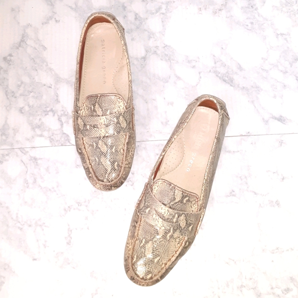 Cole Haan Snakeskin Loafers